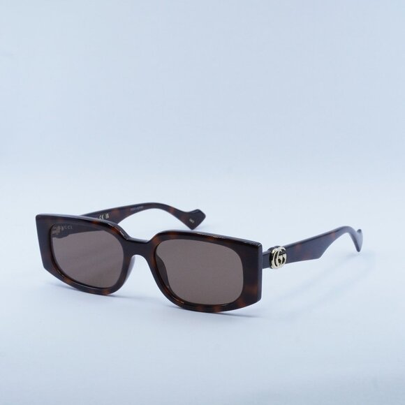 🕶️ New Gucci GG1534S 002 Sunglasses - Havana Frame, Brown Lenses - Picture 1 of 12